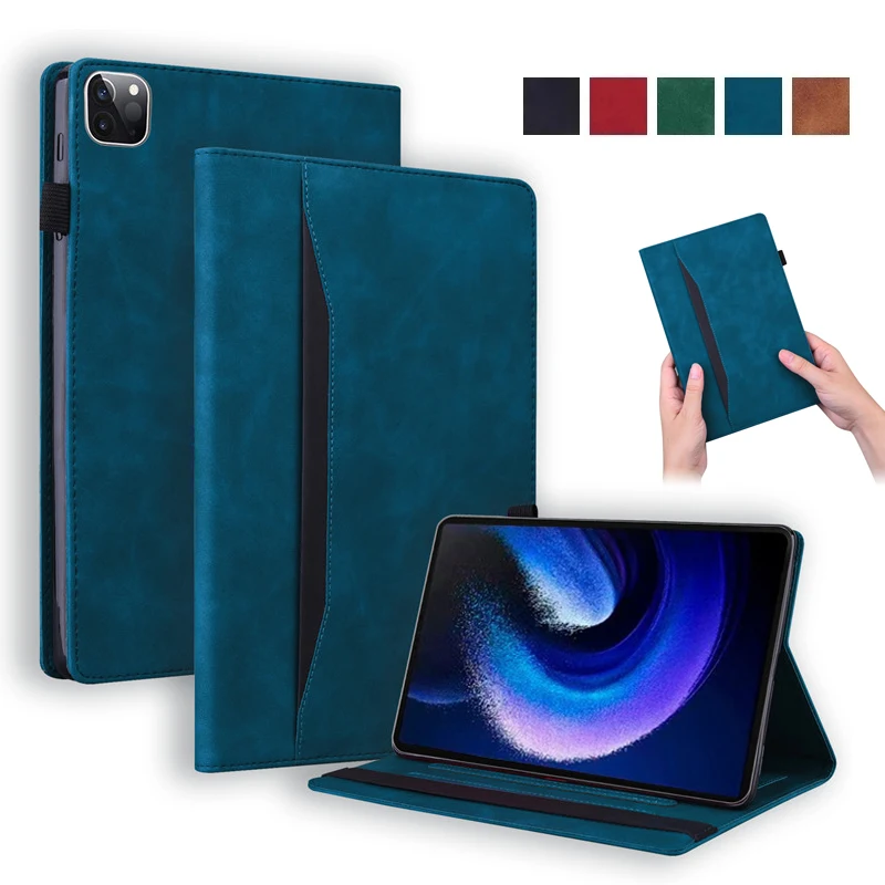 

For Xiaomi Pad 6 Case Coque 11" Luxury PU Leather Wallet Flip Cover For Funda Mi Pad 6 Case For Xiaomi Mi Pad 6 Pro Cover Capa