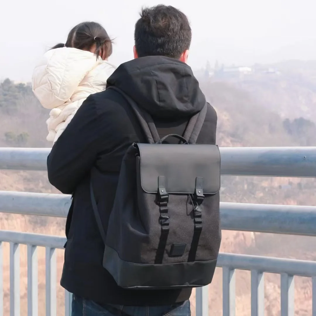 حقيبة ظهر نورديك غاستون لوجا مقاومة للماء ذات سعة كبيرة مقاس 6 بوصة للكمبيوتر المحمول للرجال والنساء، حقيبة ظهر للتنقل