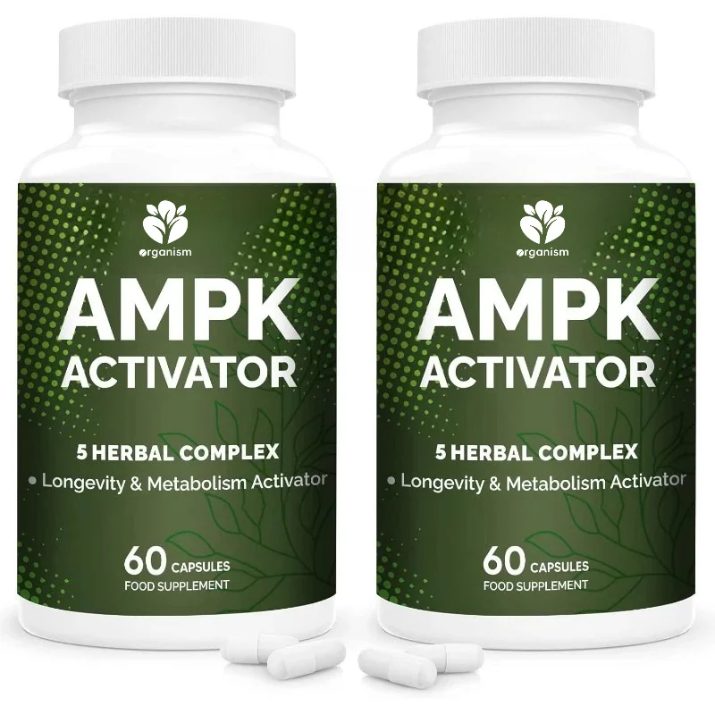 

AMPK activator supplement, 5-in-1 60 capsules vegetarian capsules