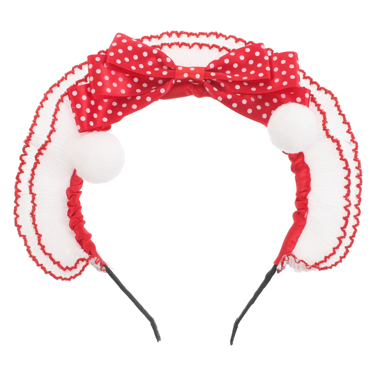 

Retro Style Satin Lace Bowknot Headband Hair Accessory For Women Girls Party Cosplay Daily Wear Bowknotted Hair Band