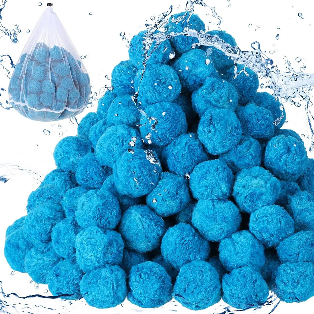 Hot Tub Filter Ball Durable Fiber Swimming Pool Aquarium Spa Filter Sand Alternative Household Supplies Reusable Filter Ball