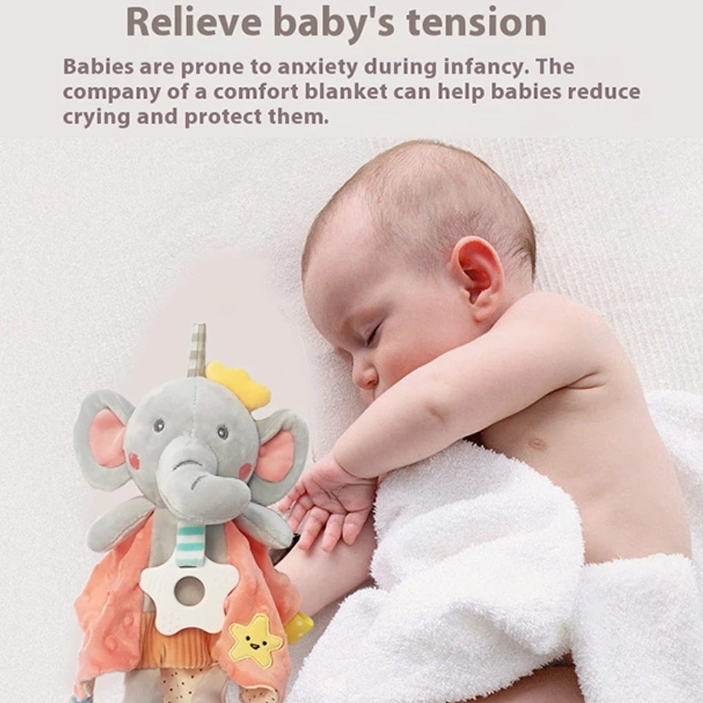 Bebê calmante coelho brinquedos cobertores do bebê com sino seguro e suave para bebês bebê calmante boneca coelho