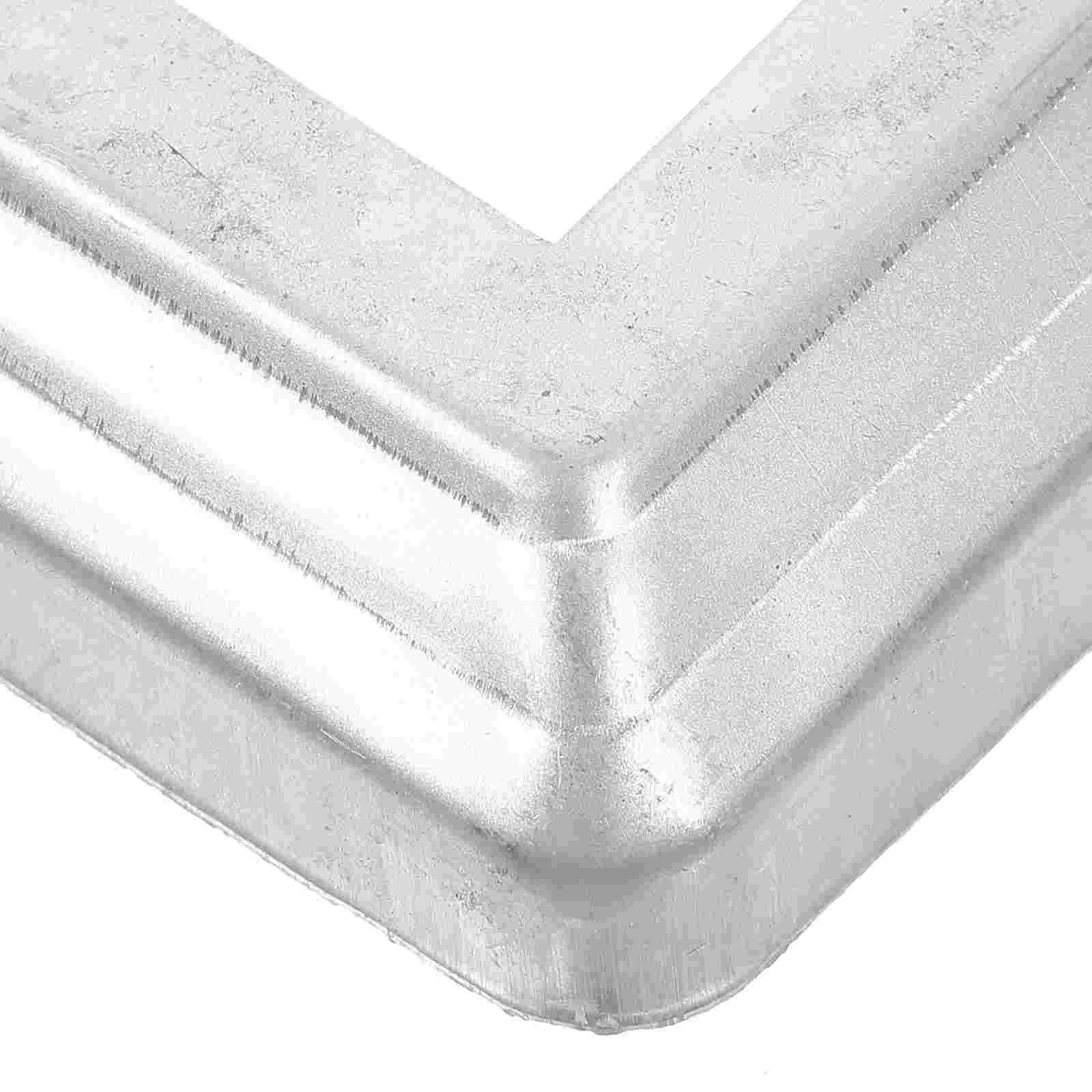 4 Uds cubierta de pie de barandilla tapas de poste de cerca decorativas falda de reemplazo plateada de acero Zinc