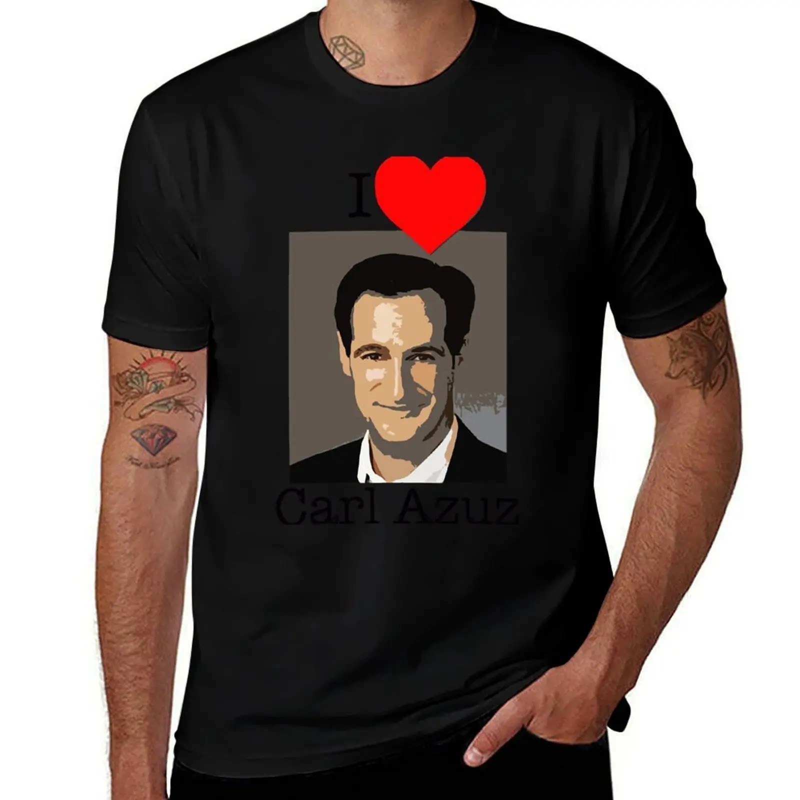 

Carl Azuz T-Shirt Fashion Pattern Printed Tee Shirt