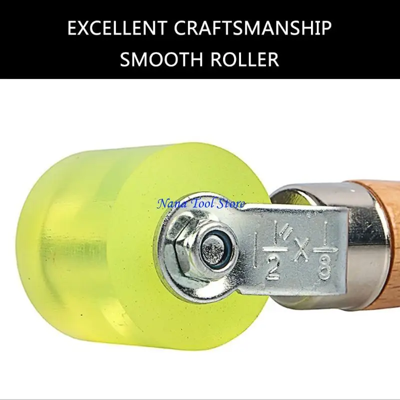 

31GJ Ergonomic 48mm Seam Hand Roller Tool for Edges Banding, Heat Resistant Wallpaper Tool Crafting & Edges Sealing Finishing