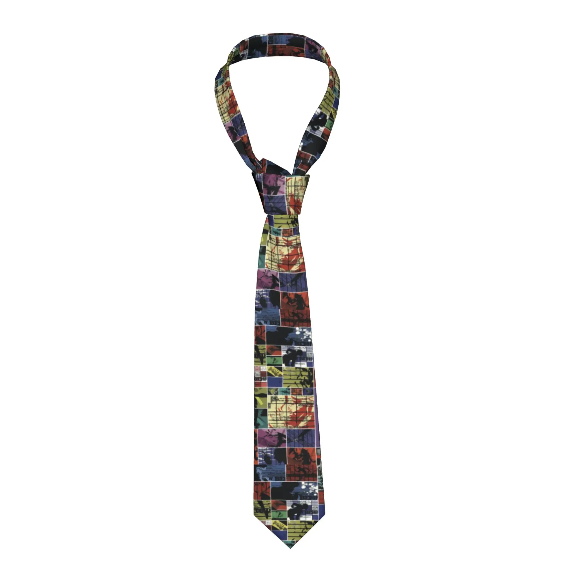 Corbatas Personalizadas de Anime Cowboy Bebop para Hombre, Corbatas de Dibujos Animados Manga     Corbata de Moda para Banquete