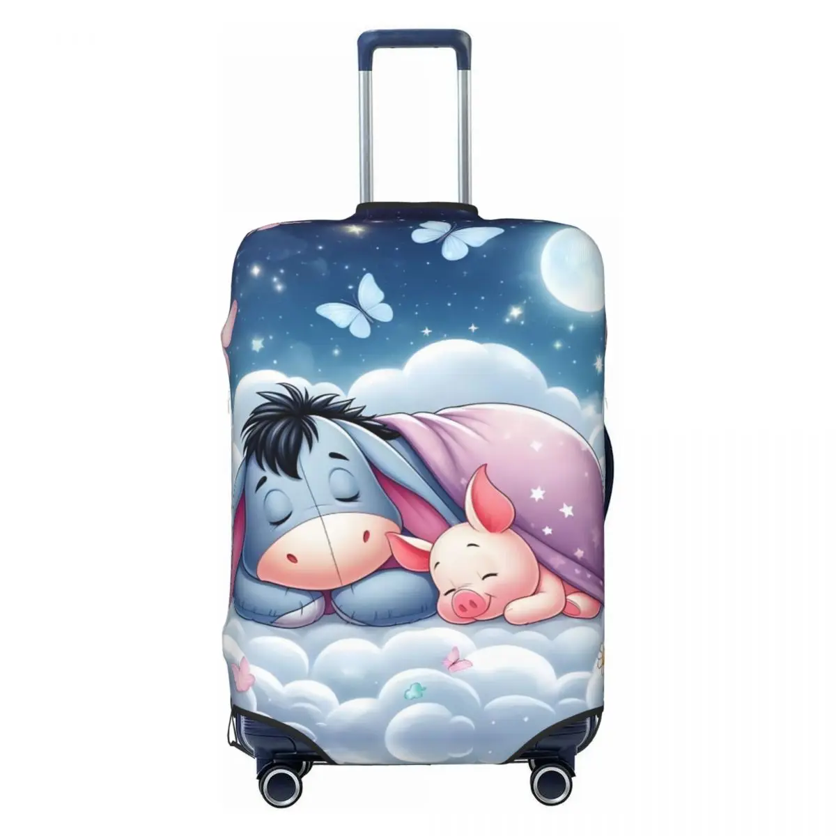 

Эластичный защитный чехол для чемодана с изображением Винни-Пуха, подходит для чемоданов 18-32 дюймов
