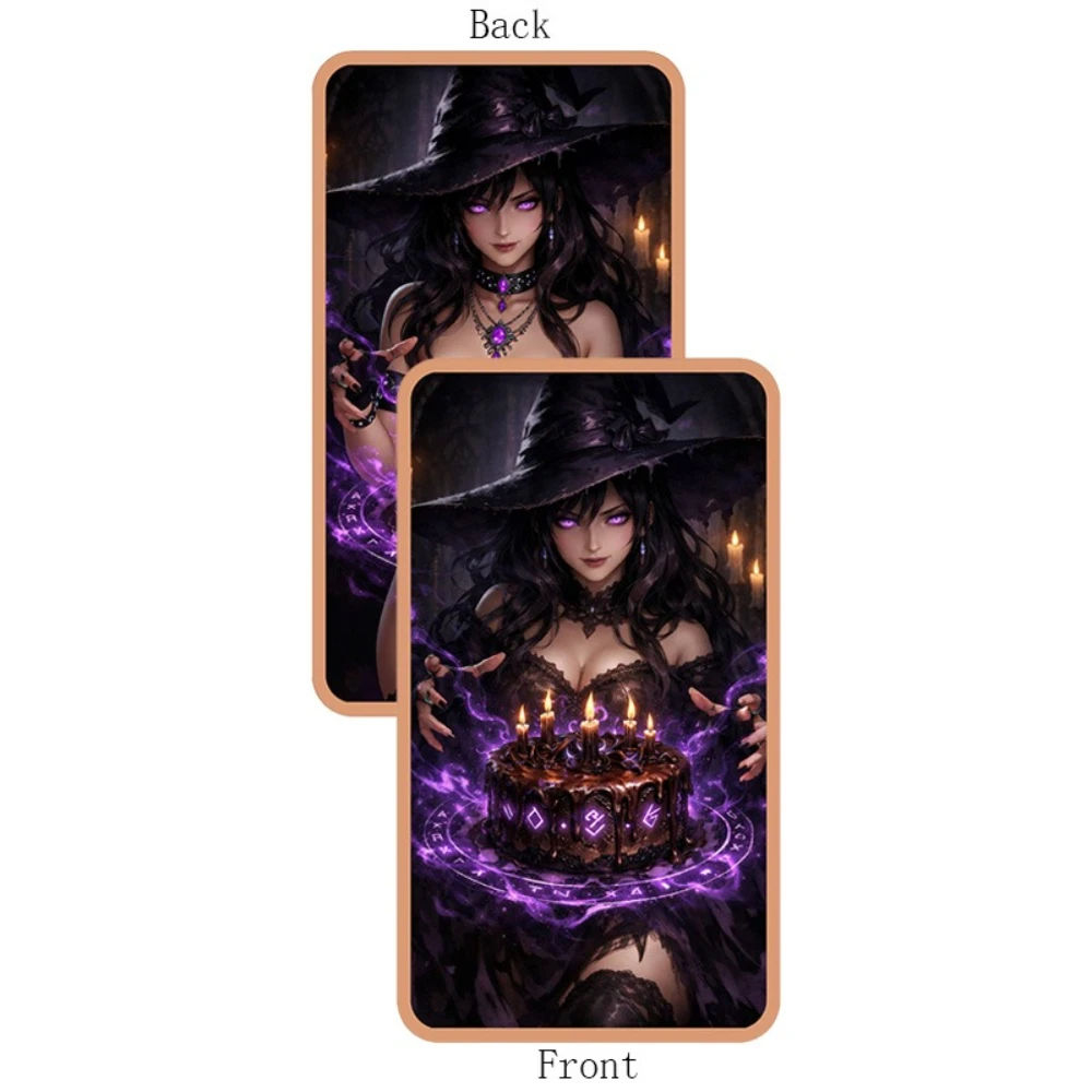 Purple Gothic Sorceress 999 Fine Copper Bar 1 oz Pure Copper Collection Bullion Gifts for Gothic & Witchy Lovers
