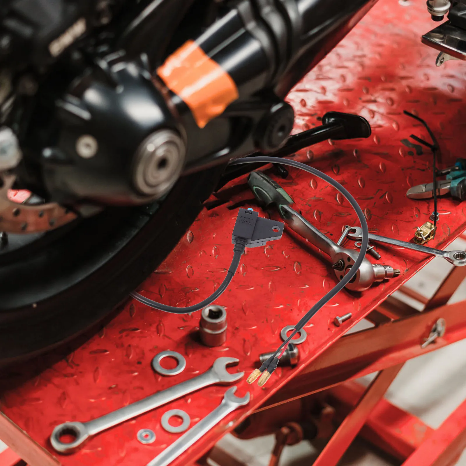 

Durable Motorcycle Brake Light Switch for Electric Bikes Modifications Waterproof Stop Light Switch Fast Response