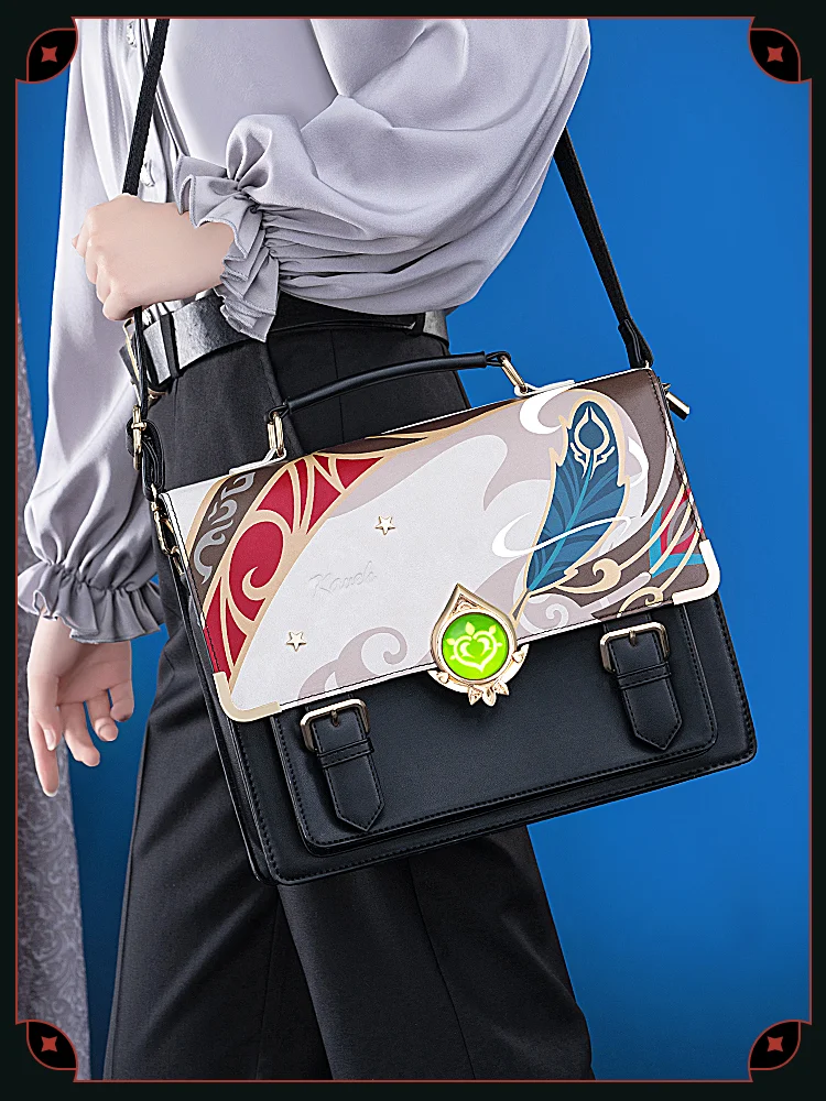 Anime Game Genshin Impact Kaveh Messenger Bag Shoulder Bag Cosplay Backpack Lolita JK Uniform Bag itabag