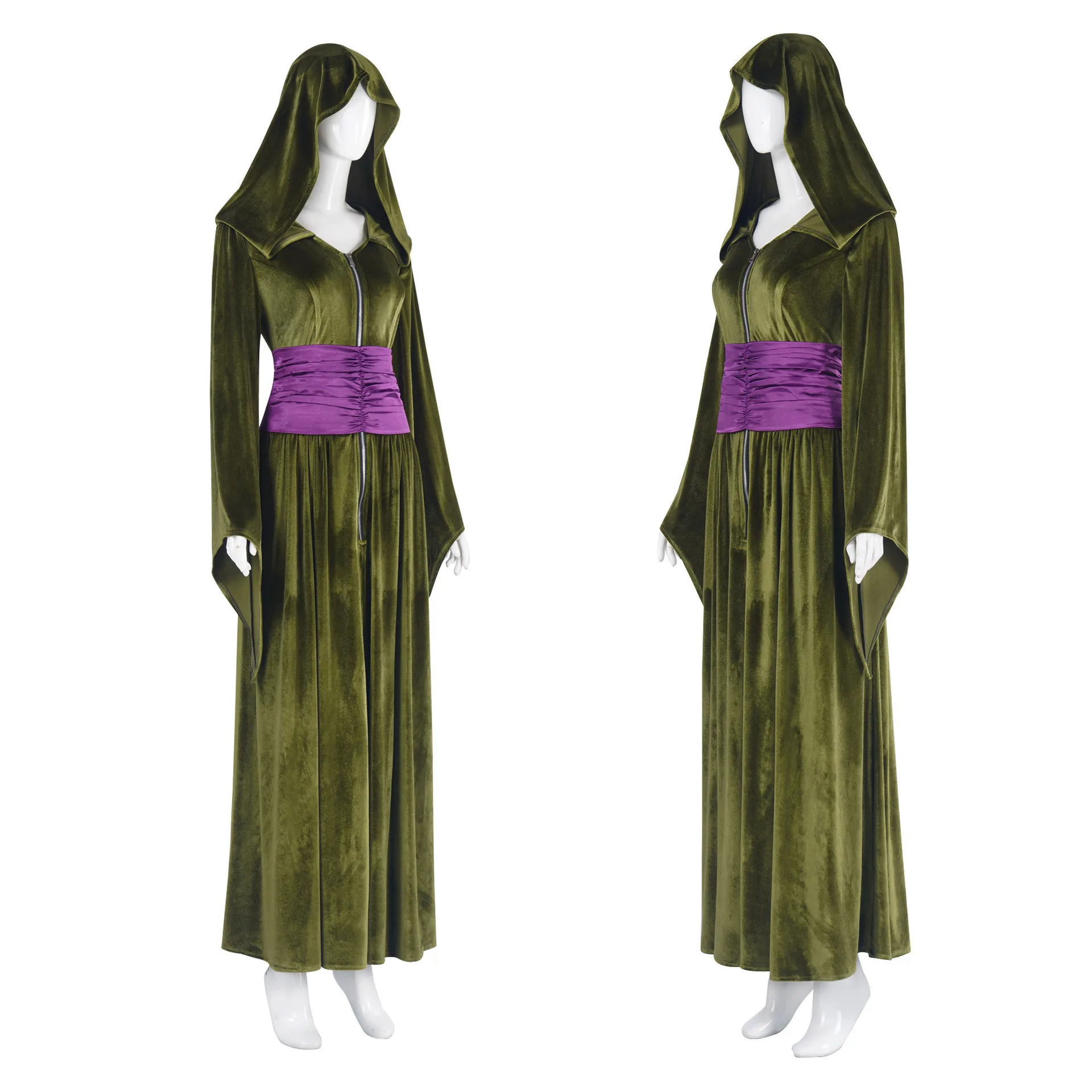 loween Medieval Witch Costume Dr Robe Performance Clothes Women's Traditional Ethnic Stage Performance Cross-Border