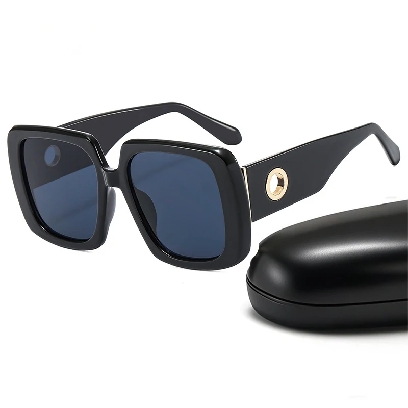 

Fashion Vintage Big Square Wide Leg Men Women Sunglasses Brand Design Luxury Trend Retro Black UV400 Sun Glasses Eyewear 2025