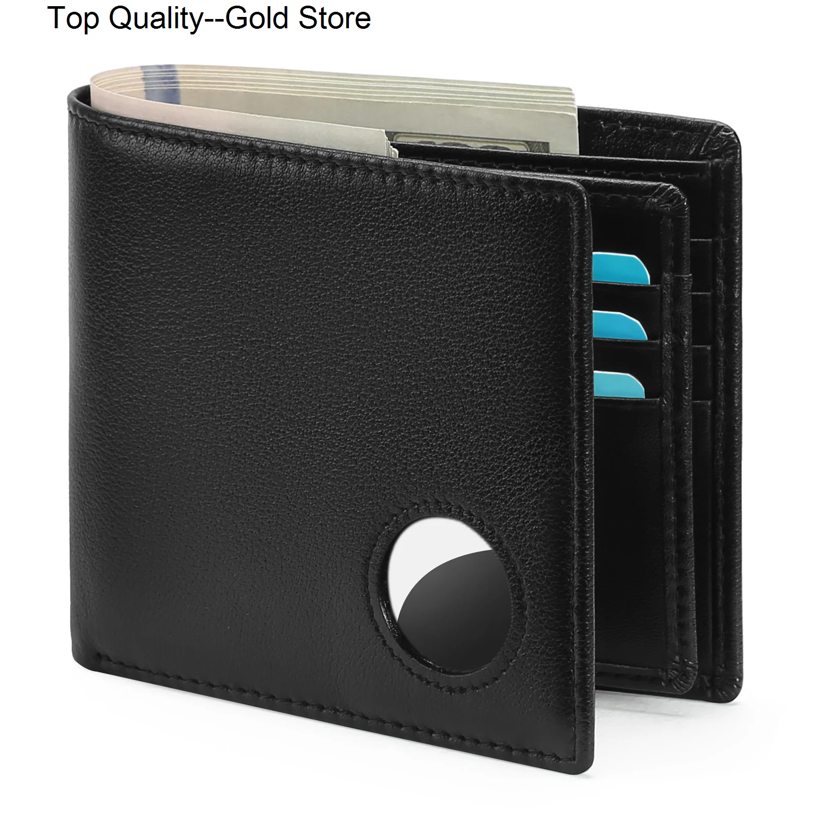 

Brand Business Genuine Leather Mens Wallet Access Card ID Credit Holder Coin Purse Luxury Standard s For Men