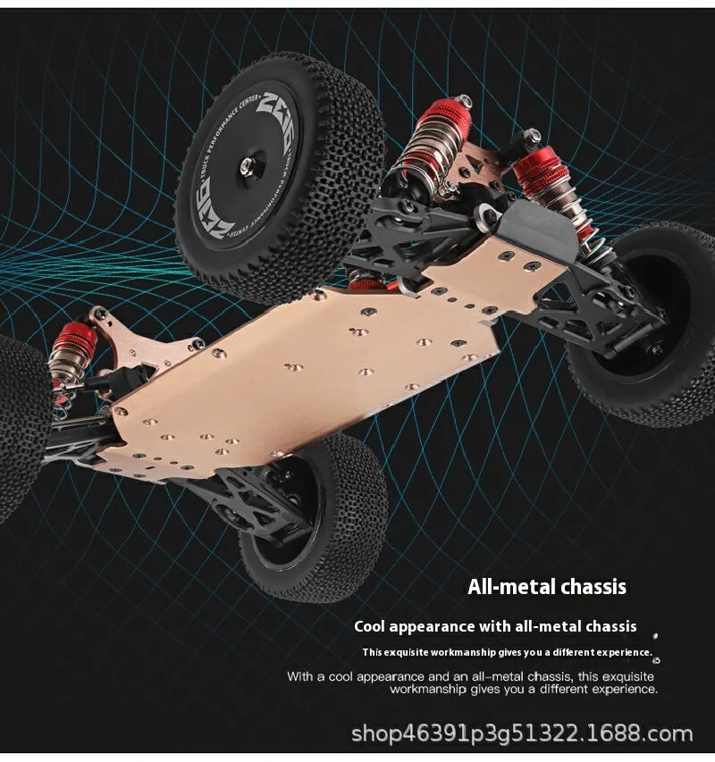 WL144001 off-road vehicle RC professional adult competition alloy climbing remote control car drifting four-wheel drive vehicle