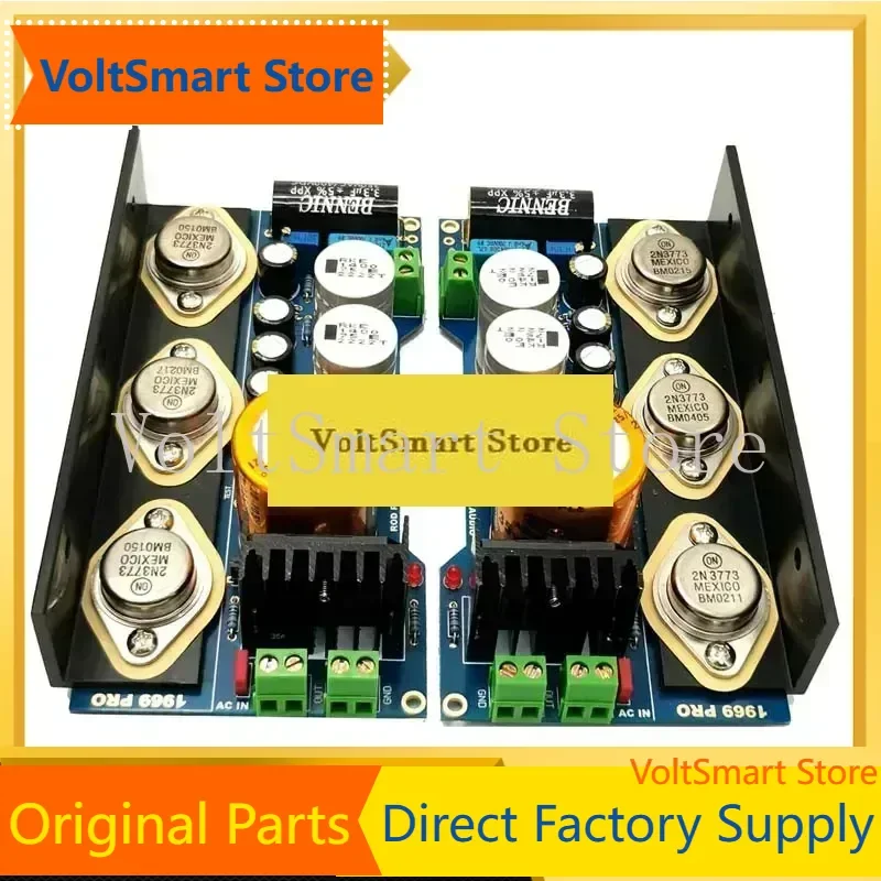 VoltS2pcs 1969 Gold Seal Sinking-gold 20w Class A Power Hifi Amplifier Finished Board