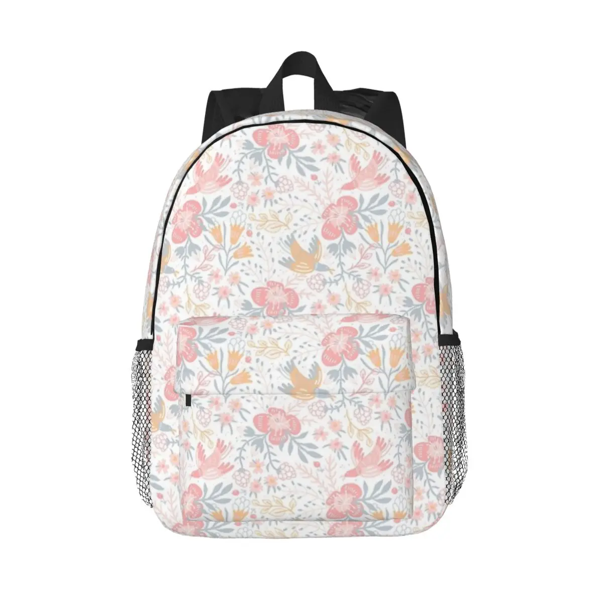 Girly Schattige Rugzak Bedrukt Lichtgewicht Casual Schooltas Voor School, Outdoor, Winkelen, Kantoor 15Inch