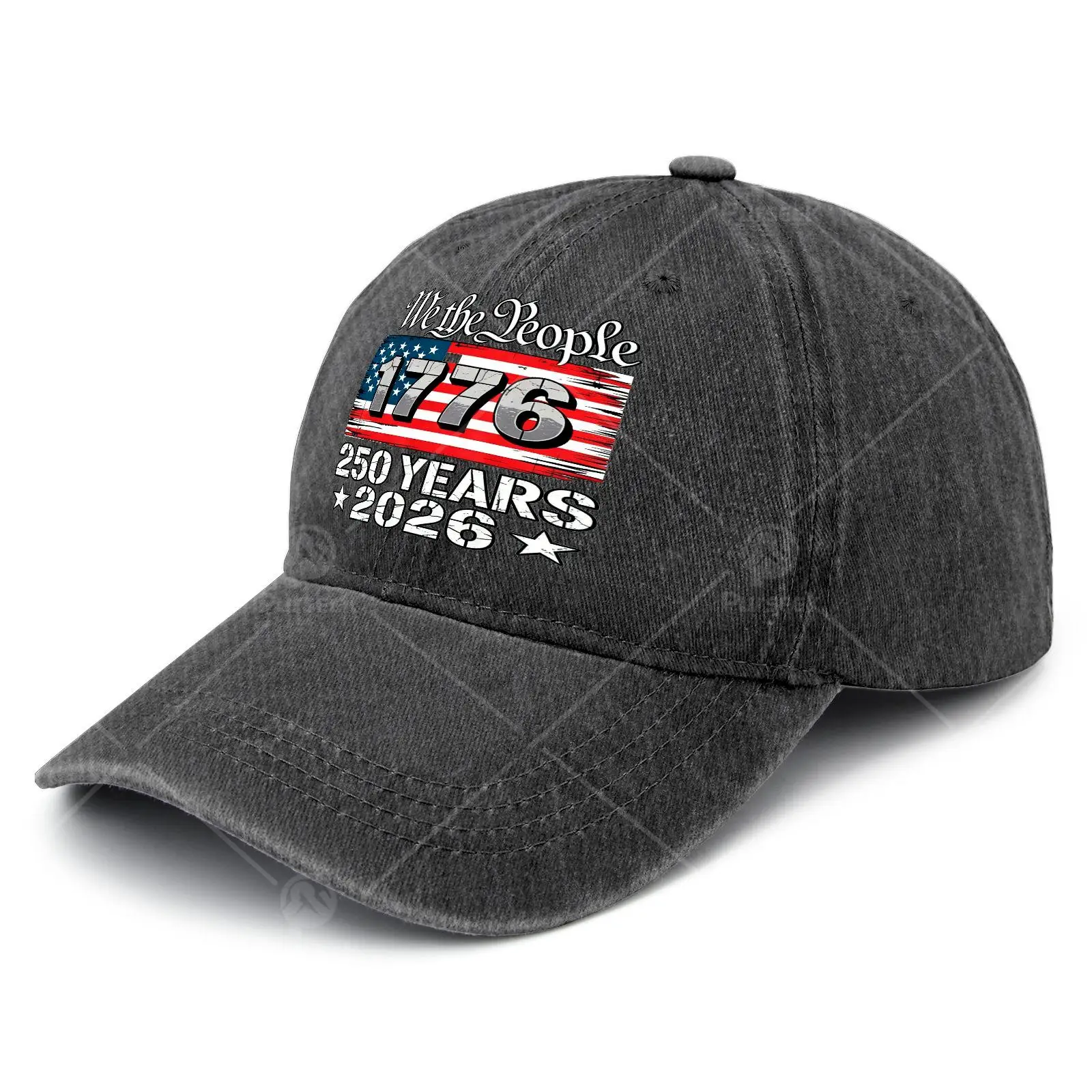Vintage 250 Years 17762026 250th 4th July Baseball Hat Unisex Soft Washed