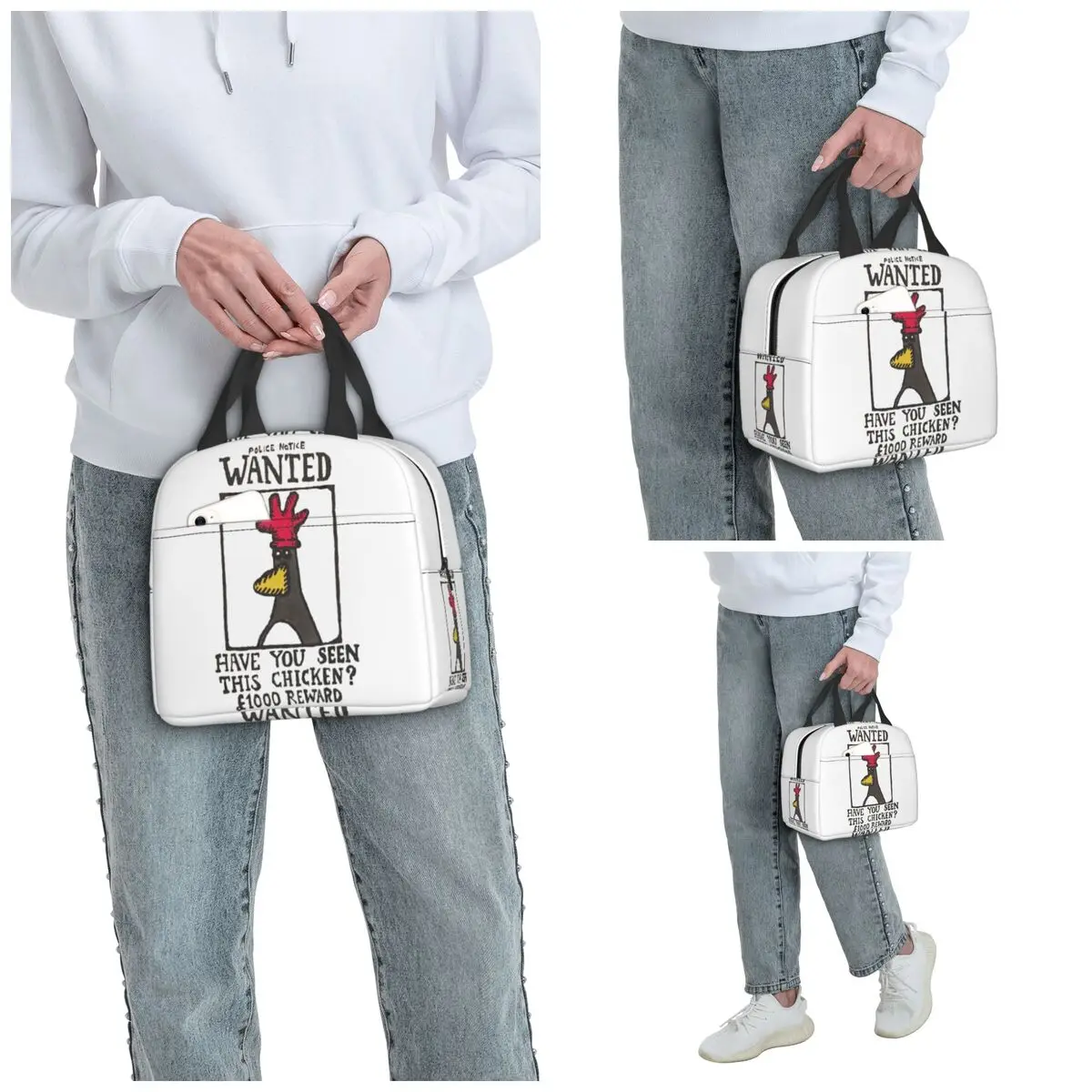 Have You Seen This Chicken Insulated Lunch Bag for Women Office Cooler Thermal Food Box Tote Portable Lunch Boxes Container