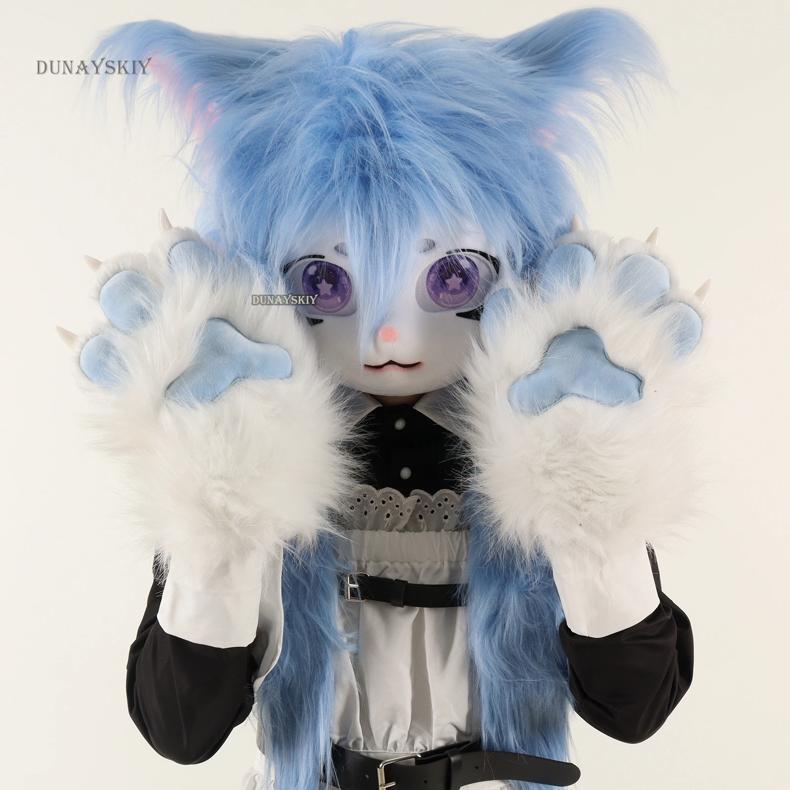 Kig Fursuit Kigurumi Headset Furry Cosplay Costume Kawaii Cute Animal Comiket Furries Paw Head Base Mask Rabbit Cat Doll Costume