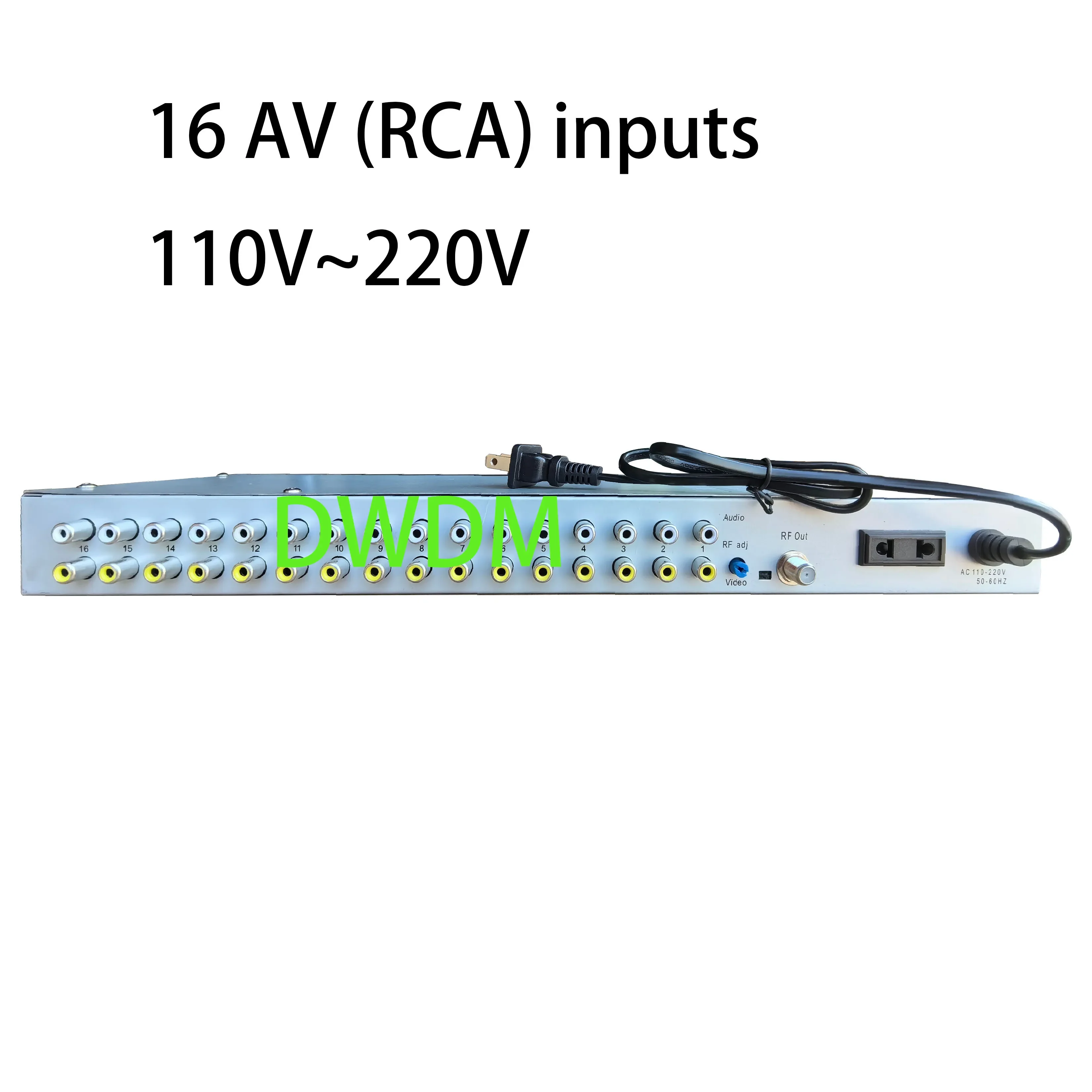 interval channels, 16 in 1 catv headend modulator CATV modulator, NTSC modulator, PAL-BG modulator