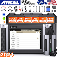 ANCEL HD8000 Diesel Heavy Duty HD Truck Scanner D.PF Regen OBD2 Diagnostic Tool Oil Reset Full System For Fuso Hino ISUZU