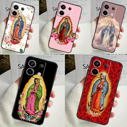 Virgen De Guadalupe Virgin Mary Case for Xiaomi Redmi Note 13 12 10 8 9 11 Pro 12S 10S 11S Redmi 13C 10A 10C 9C 12C Cover