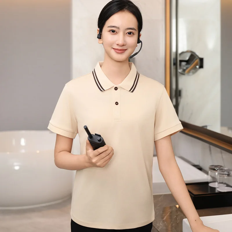 Plus Size Summer Cleaning Uniform for Hotel, Supermarket, Hospital, Property & Housekeeping Staff