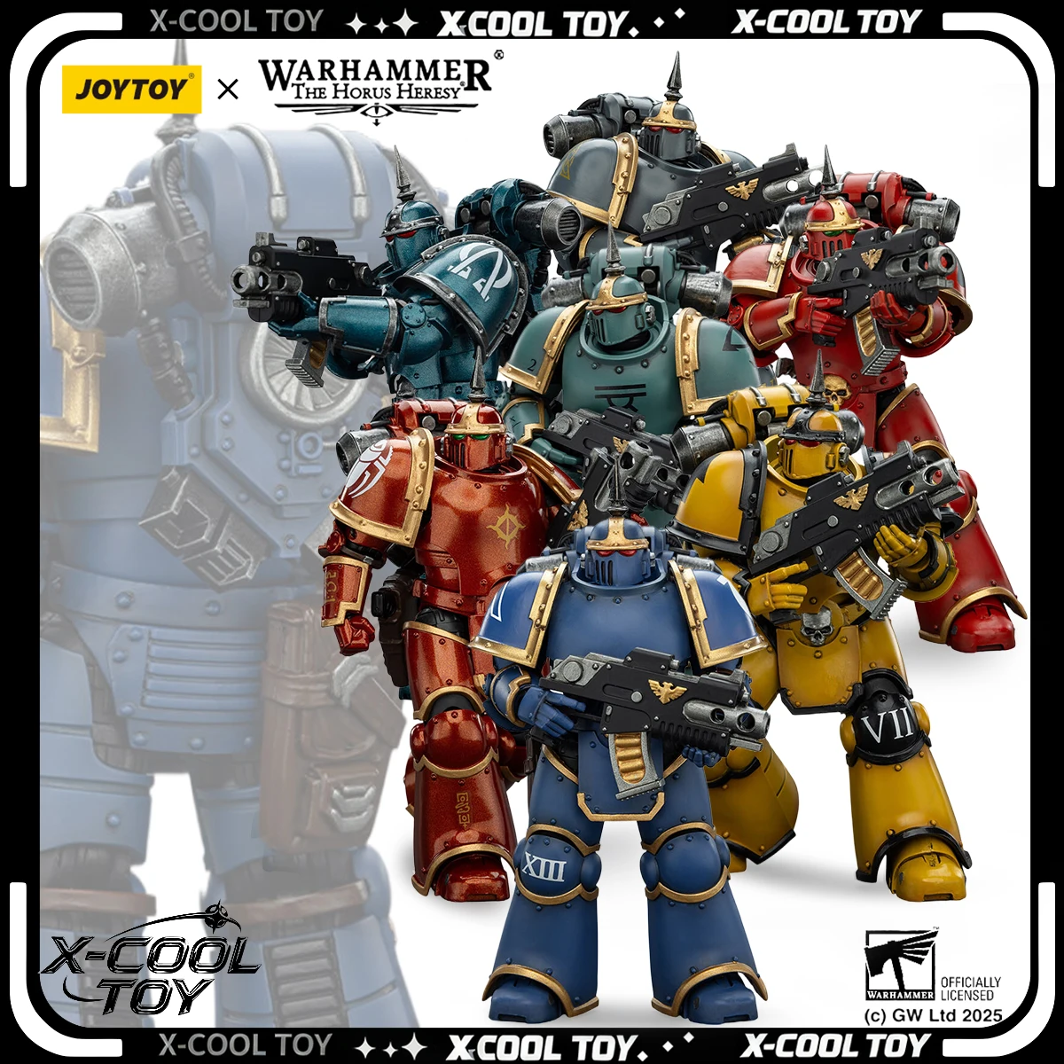 JOYTOY Warhammer 30K Action Figure 1/18 MK lll Tattico Legionario Sangue Angeli Ultramarines Comune Mobile Figurine Modello Giocattoli