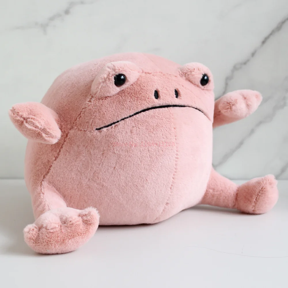 리키 레인 개구리 봉제 인형 만화 캐릭터 동물 봉제 인형 녹색 큰 배 레인 개구리 모델 장식 애완용품 선물