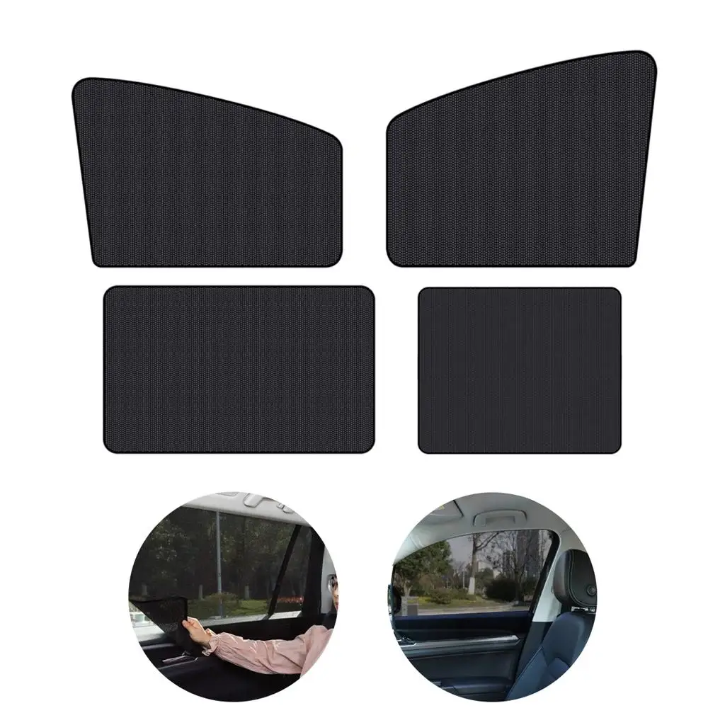 Universal Auto Front & Rear Sidewindow Car Window Shade 20