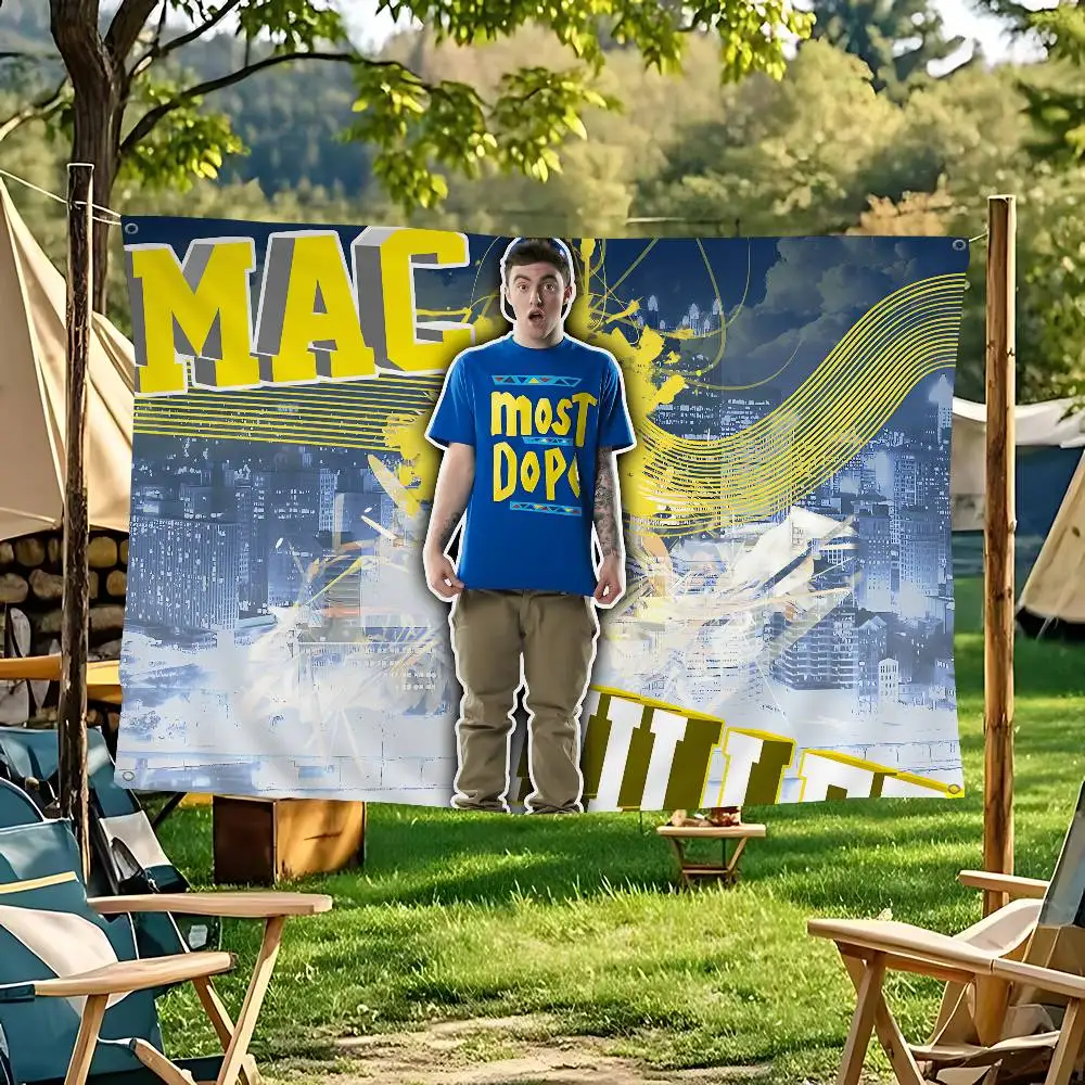 Singer M-Mac Miller Advanced Printing Commercial Advertising Flag Company Party Banner