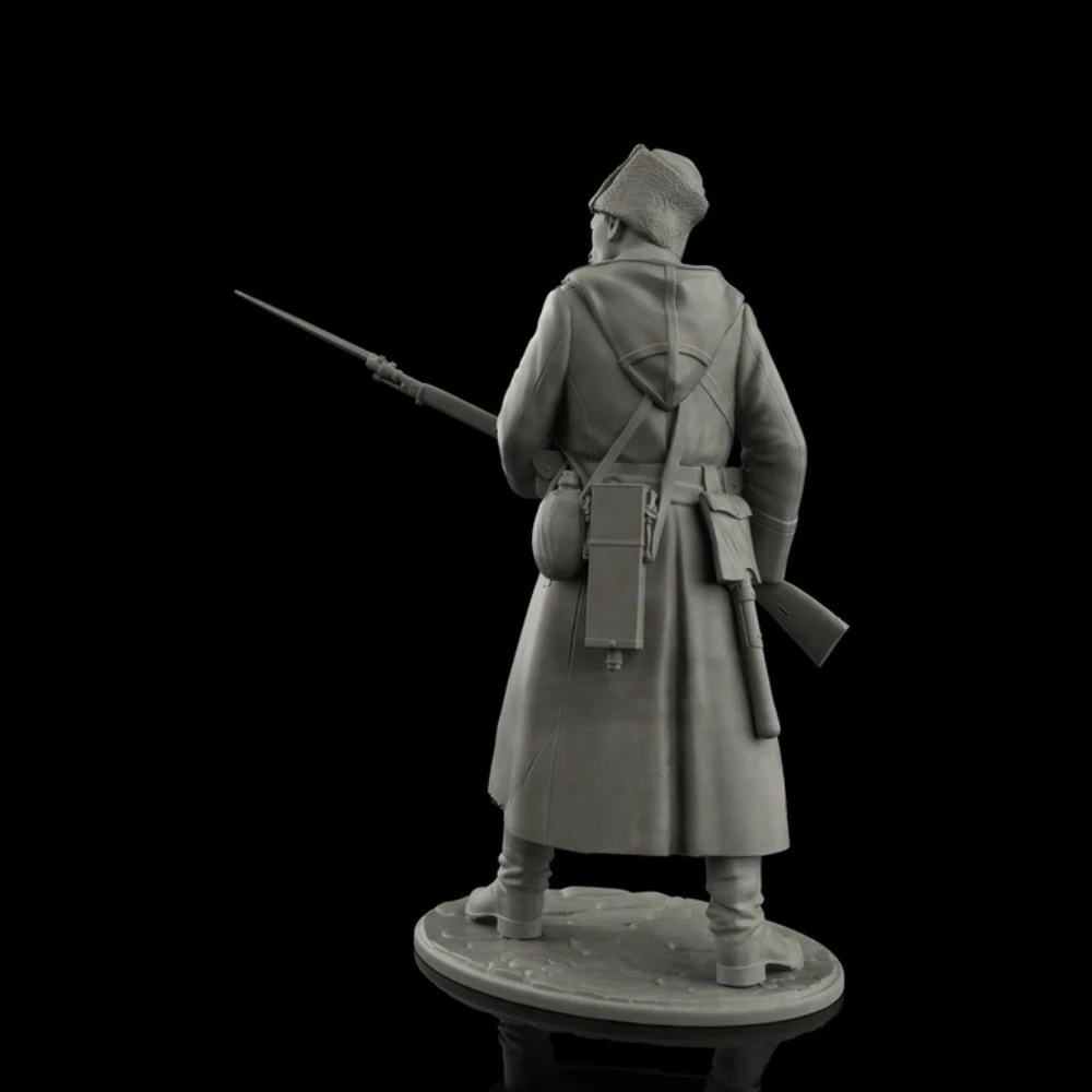 75MM resin figure unpainted model kit, military subject matter, Russian infantry, unassembled and unpainted GK,1141R