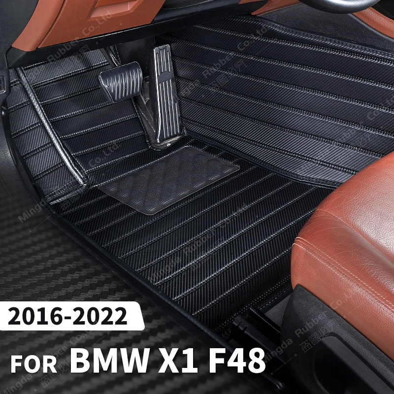 

Коврики для BMW X1 F48 2016-2022 17 18 19 20 21, из углеродного волокна