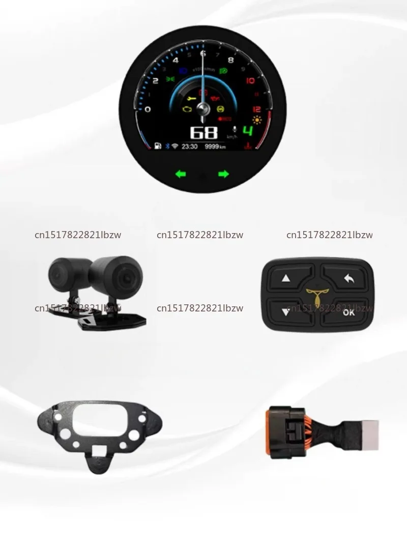 Custom Multifunction Can Call Smart Dashboard Intelligent Navigation Driving Recorder with Dual Cameras