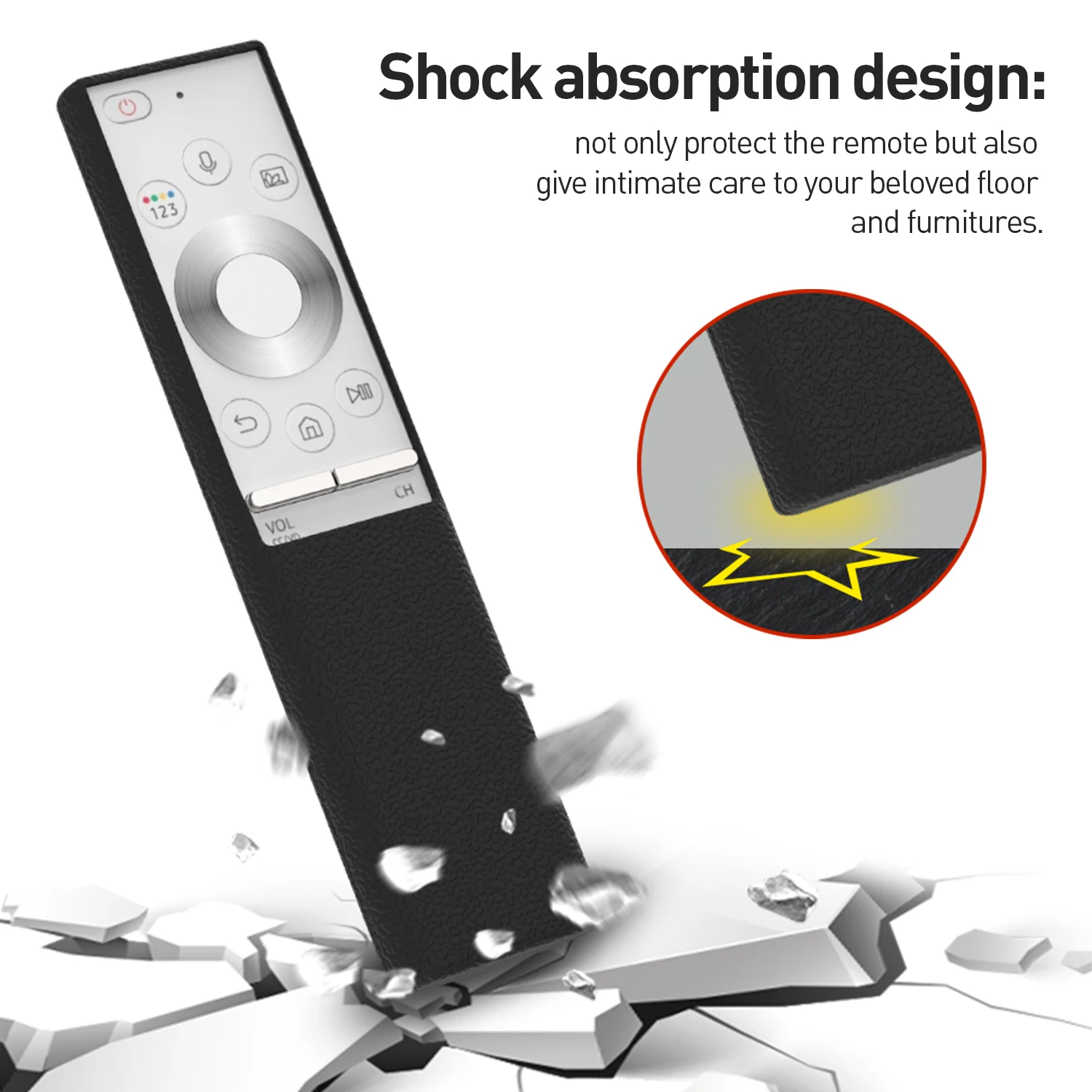 SIKAI حالة واقية حالة متوافق مع سامسونج QLED OneRemote BN59-01265A BN59-01270A BN59-01300J BN59-01300G عن غطاء