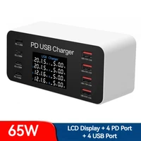 Cargador USB 8 puertos 65W
