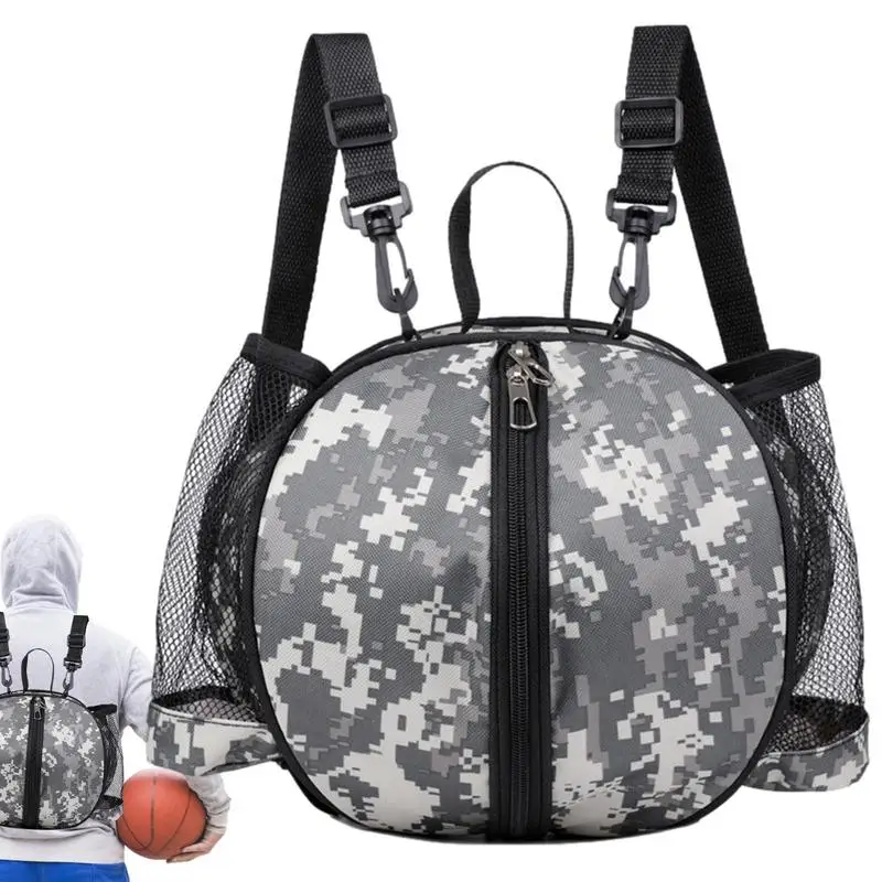 Round Shape Basketball Backpack Sports Training Bags Soccer Football Volleyball Ball Fitness Storage Gym Outdoor Camping