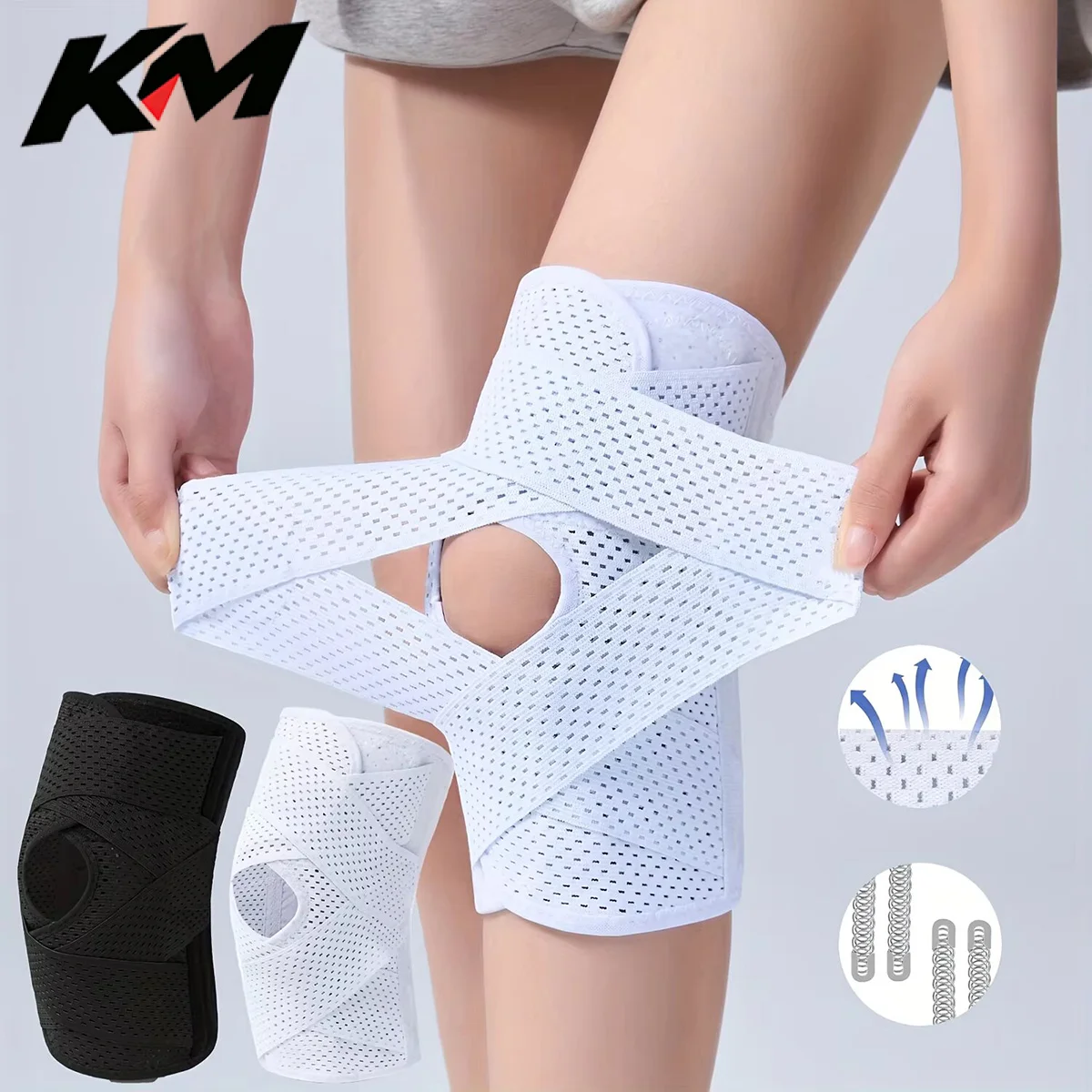 Outdoor Sports Knee Pads Summer Thin Men's and Women's Basketball, Running, Hiking and Other Daily Sports Knee Covers
