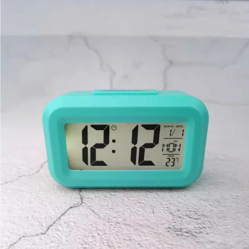 Digital Alarm Clock: A Compact Electronic Timepiece for Offices and Home Use, Ideal-As Desktop Decor and Bedroom Decoration