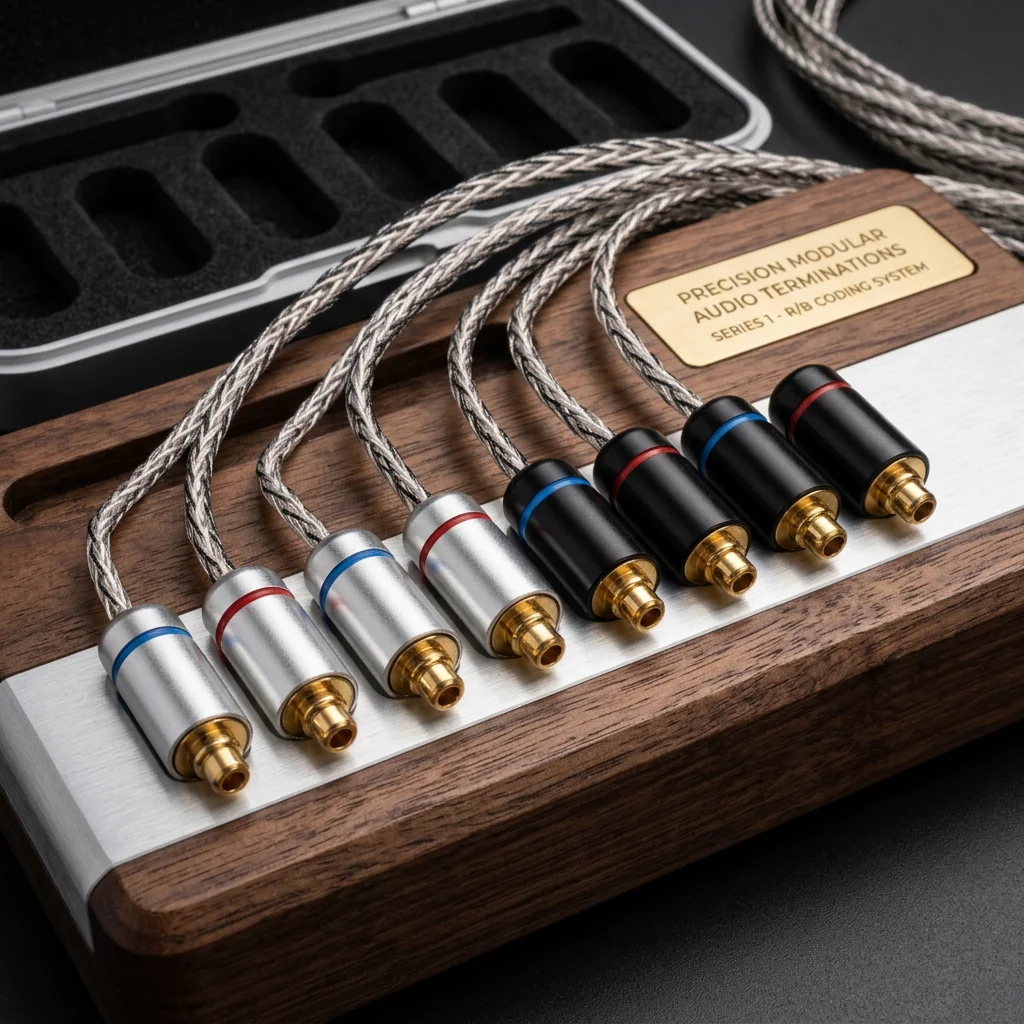MMCX Connector Earphone Pin Plug Consumer Electronics DIY UE900 SE535 SE215 W10 W20 W30 Earphones Audio Jack Black Silver