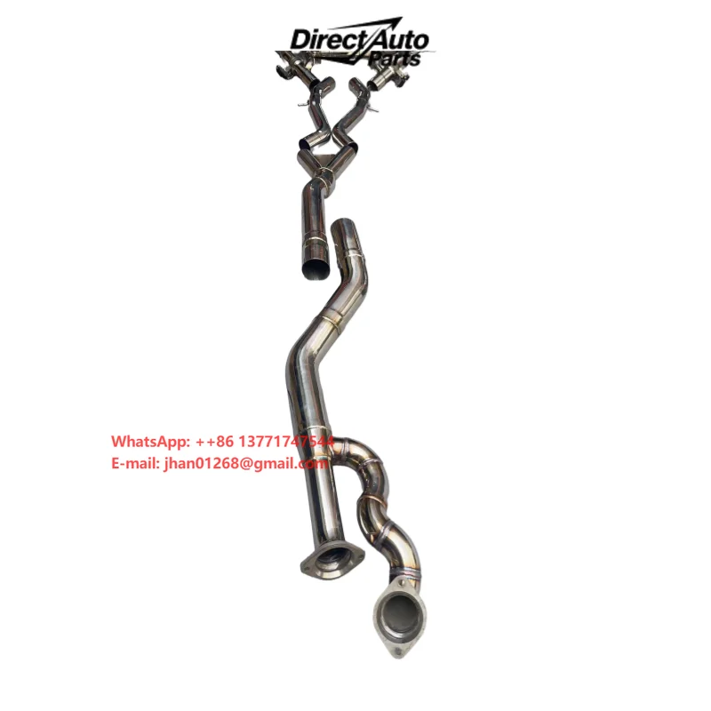 SKYLEY 3.5 Inch Equal Length Single Midpipe Exhaust for 2021~2025 M2 M3 M4 G80 G82 G87 S58 3.0t Valvetronic Catback System