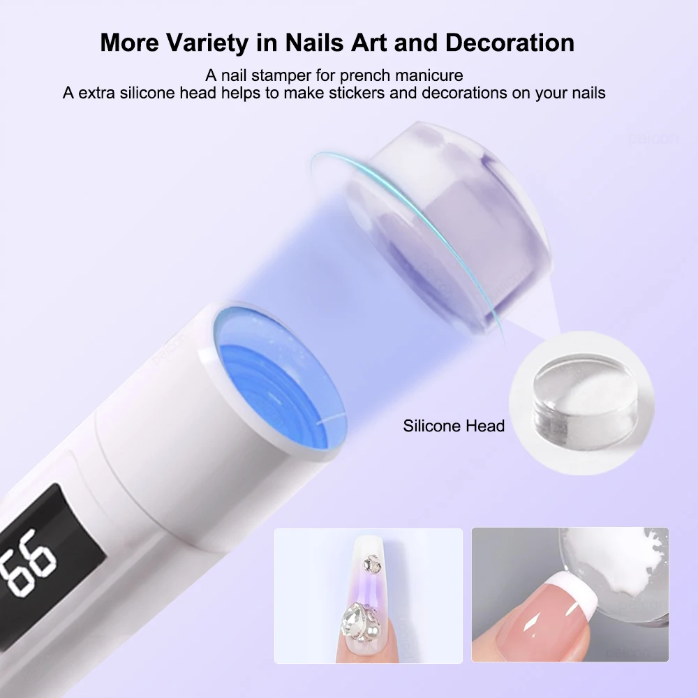 UV LED Nail Lamp Portable Led Lamp for Professional Handheld Nails Lamp for Manicure Nail Drying Lamp Nail Art Mini Nails Dryer