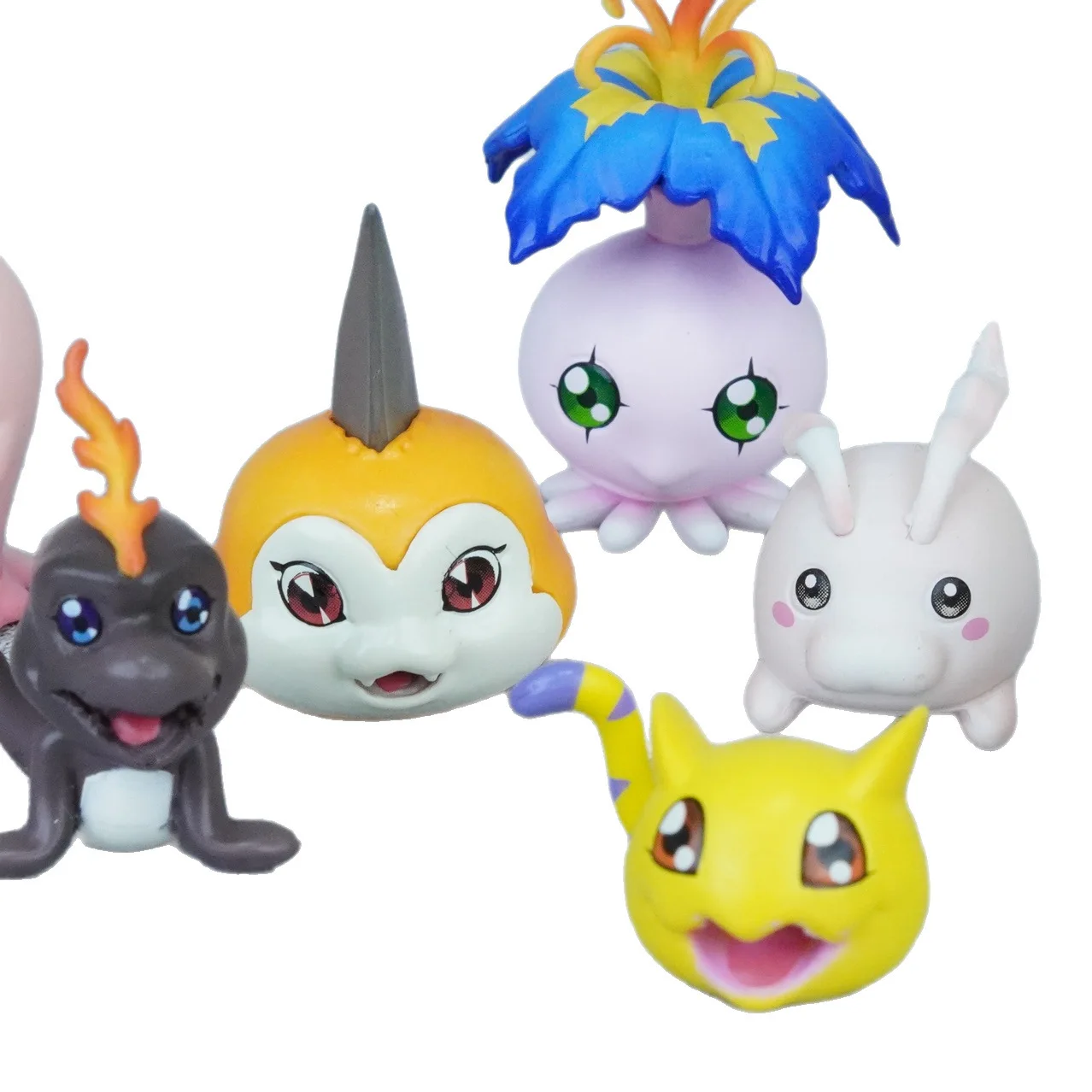 2-5cm 9pcs Childhood Digimon Adventure Gabumon Pyocomon Koromon Mochimon Tokomon Plotmon Desktop Ornament Set Toys - view 4