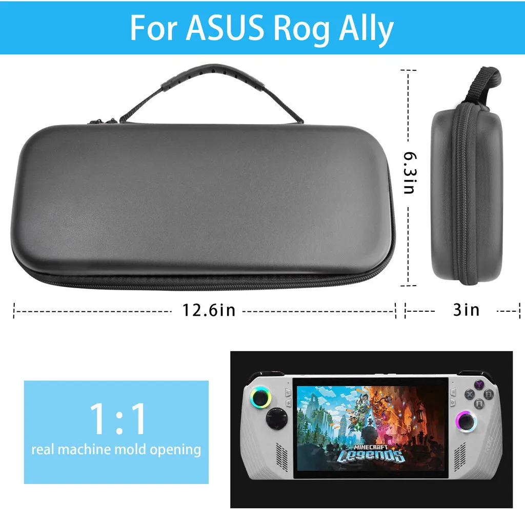 Estuche de transporte portátil para consola de juegos Asus, bolsa protectora para consola de juegos, bolso de mano para Asus ROG Ally X 2024 ROG Ally 2023