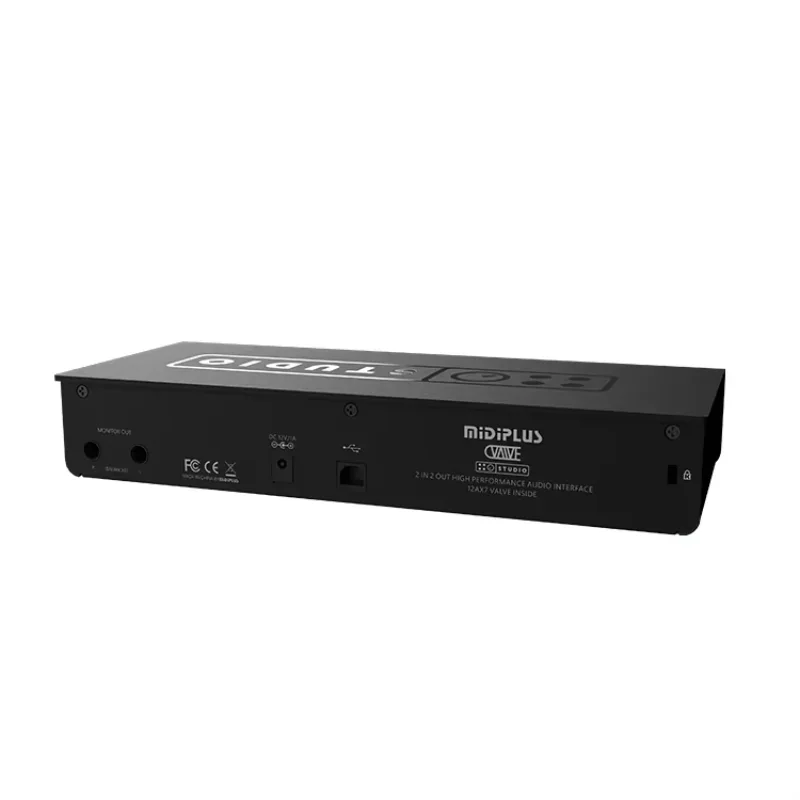 2025 Studio Essential Professional USB Audio Interface 2-Channel I/O متكامل 48V Phantom Power اختيار مثالي للكمبيوتر