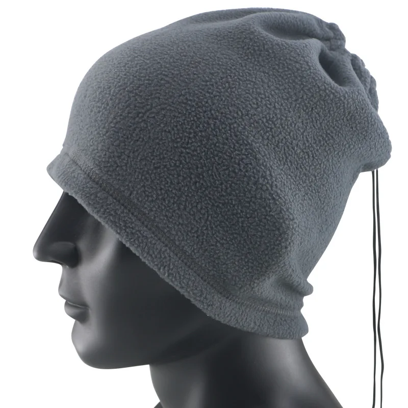 Winter Cycling Neck Warmer Thick Fleece Neck Warm Skiing Neck Cover Outdoor Hiking Face Mask Men Women Cold-proof Protection