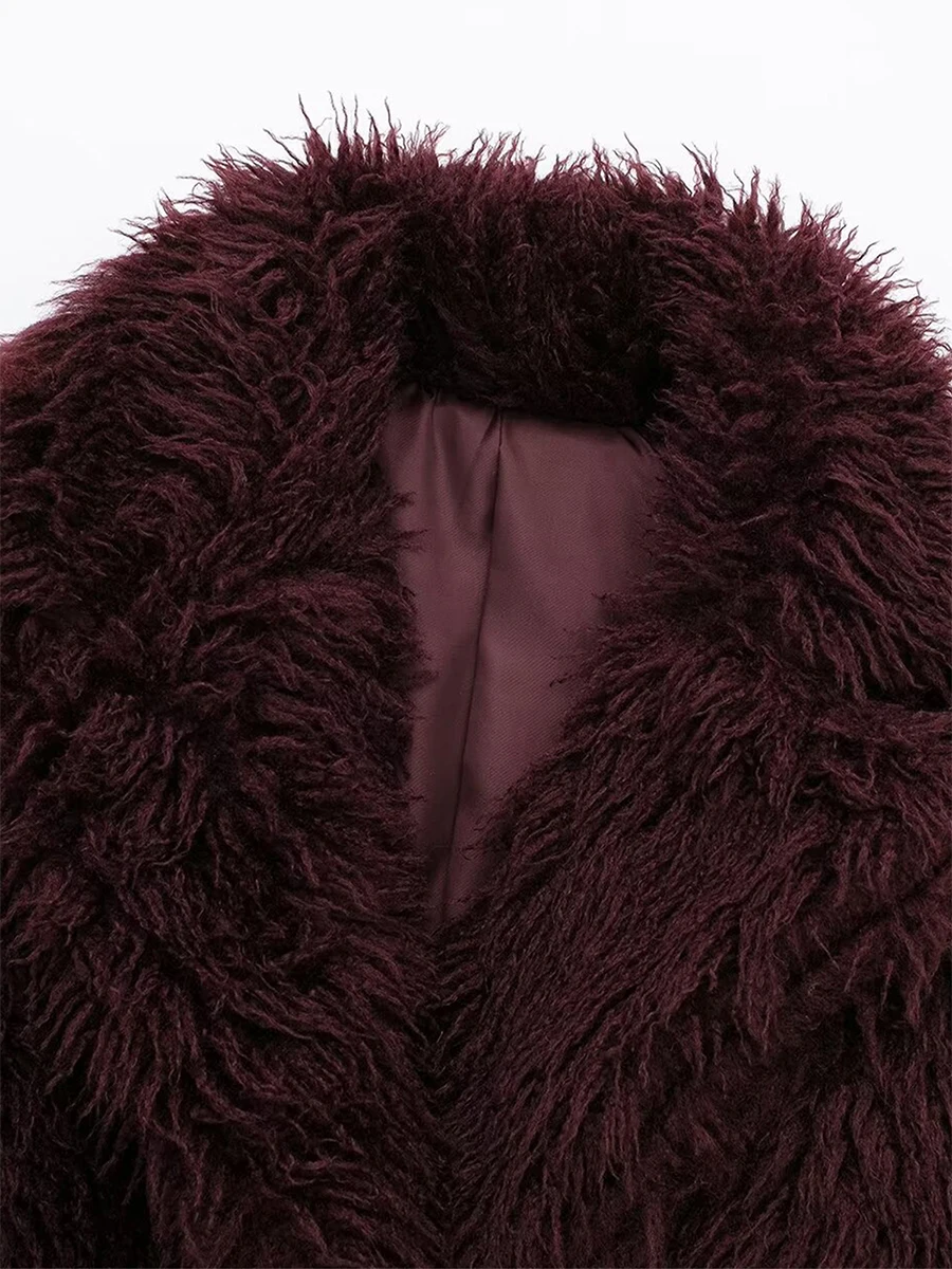 المرأة فو الفراء مقنعين سترة سترة شتاء دافئ معطف طويل عادية بلون سستة أبلى الشارع الشهير ملابس عصرية