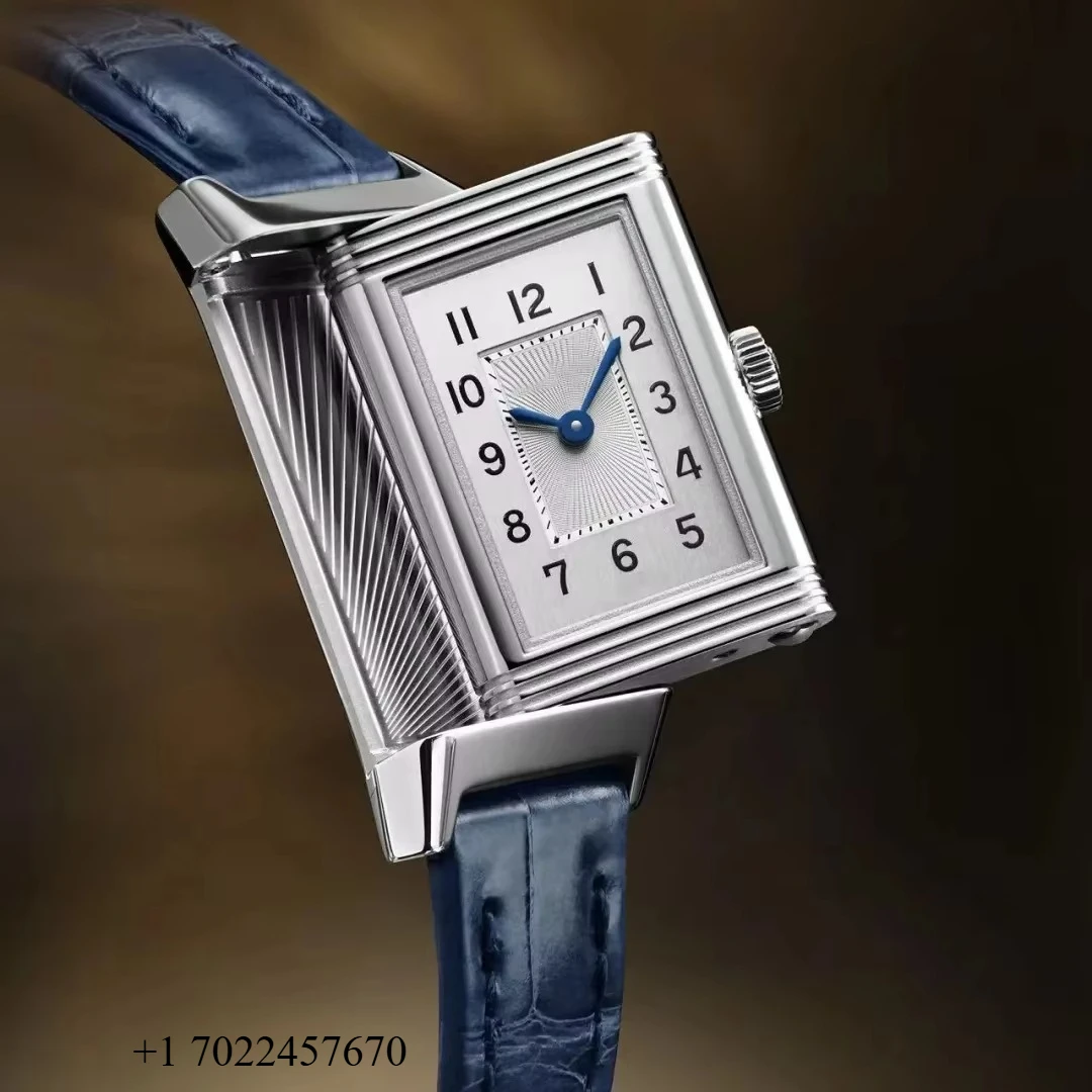 

Designer Style Reversible Vintage Elegant Automatic Movement Mechanical Watch Leather Stainless Steel Watch