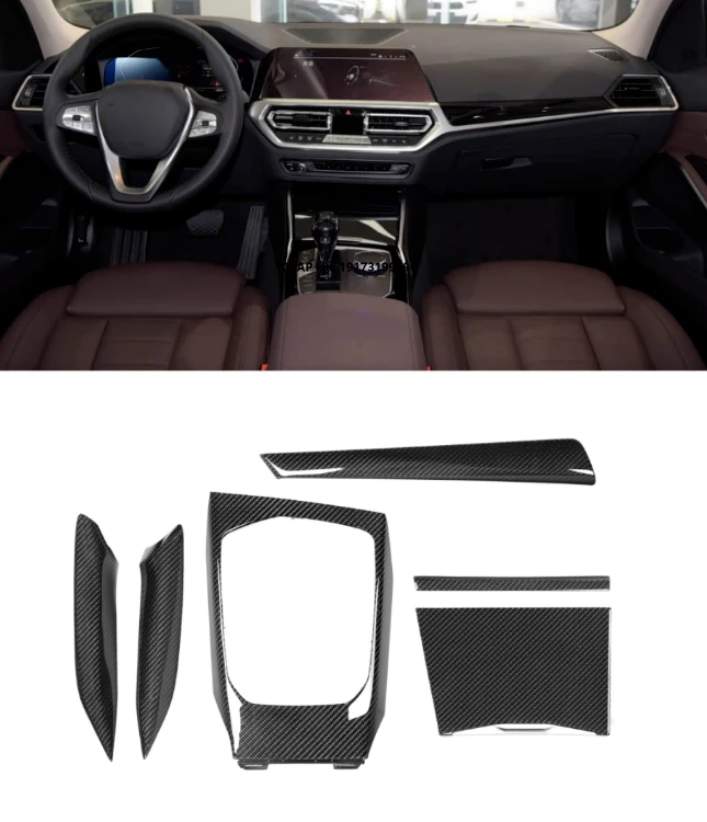 

Комплект элементов интерьера из карбона для G20 G22 G23 G42 M3 G80 M4 G82 G20 Pre LCI, 6 шт., для замены внутренней отделки