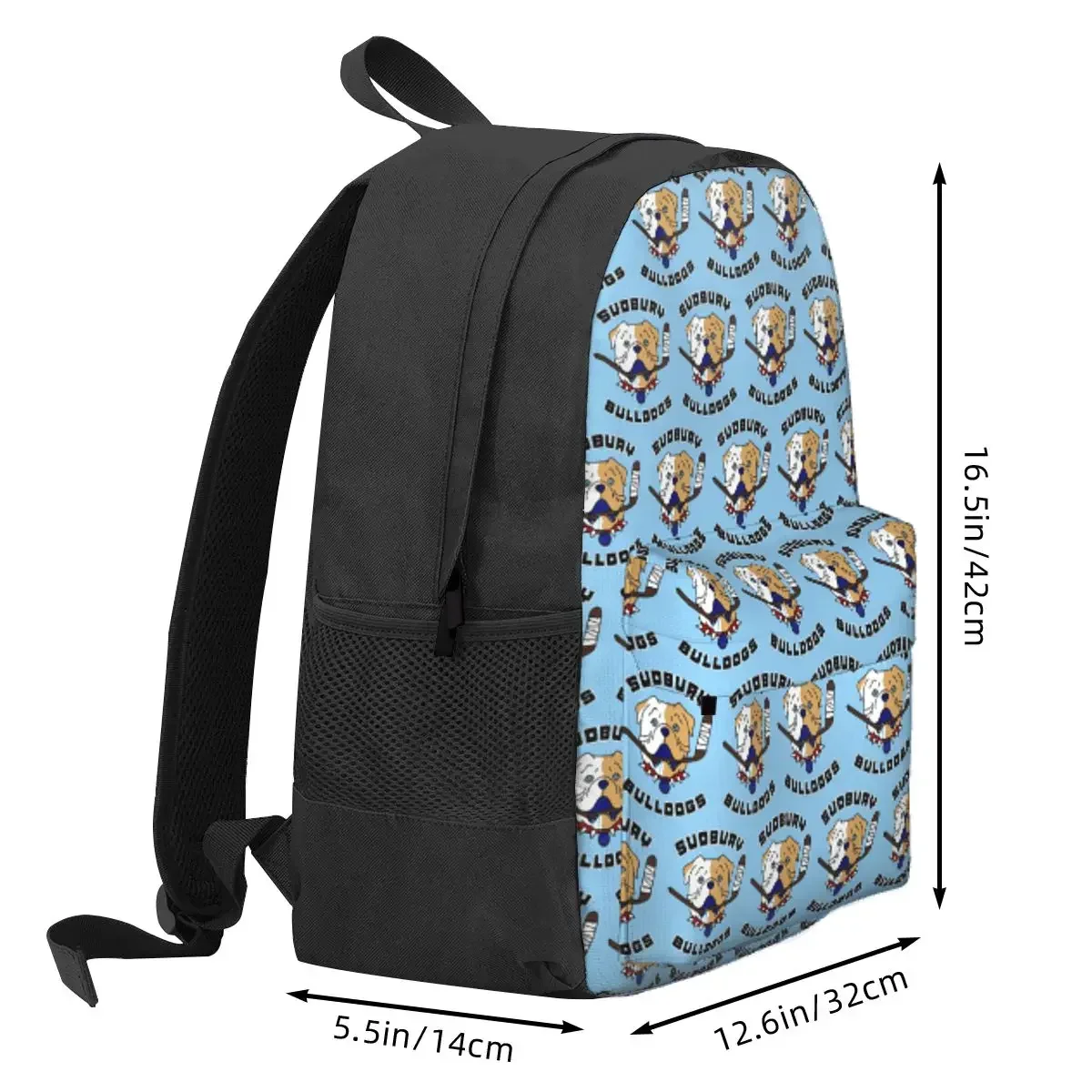 Sudbury Bulldogs - Shoresy Logo Backpack Daypack Large Capacity Boys Girls BookBag School Bag Shoulder Bags for Men Women